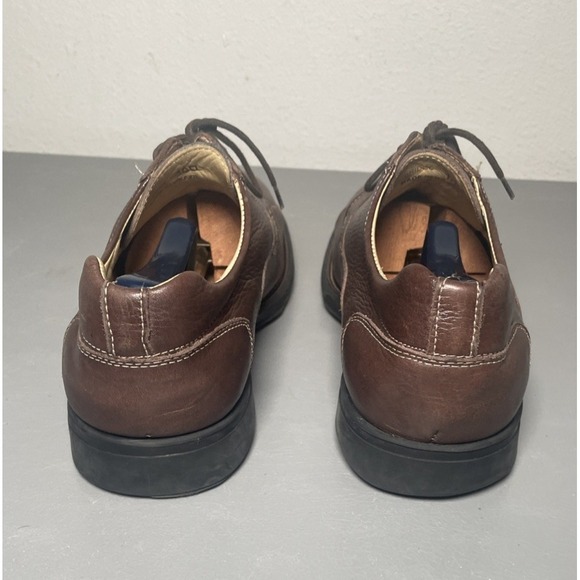 Belvedere Bay Bridge Mens 10 D Brown Leather Oxford Shoes